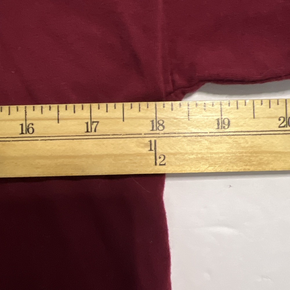 Florida State Seminoles Pink VS Shirt Women's Sz Small Burgundy Long Sleeve Crop - Picture 3 of 7